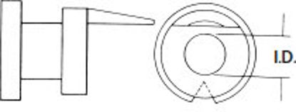 Picture of Ear Ventilation Tube Paparella Type 1 1.02 mm Ultrasil Blue70241044