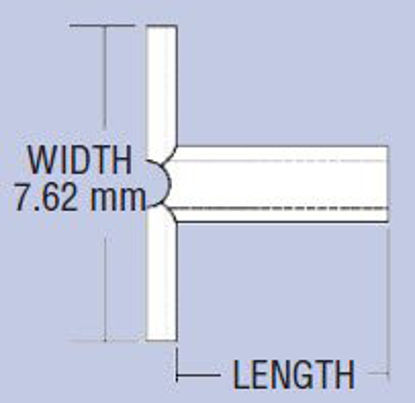 Picture of Ear Ventilation Tube Modified T 1.32 mm Soft Silicone Blue240074