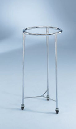 Picture of Hamper Stand Blickman Rolling Round Opening Open Top Without Lid0928773000