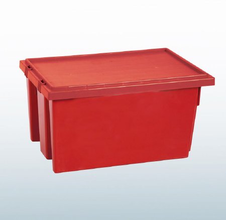 Picture of Tote Budget Red Industrial Grade Polymers 9 X 11 X 18 Inch1604R