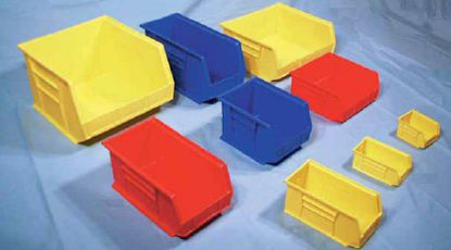 Picture of Storage Bin Blue Polypropylene 5.38 X 4.12 X 3 Inch30-210 BL