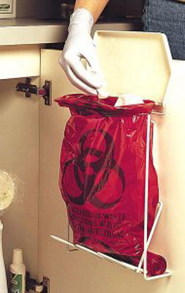 Picture of Biohazard Waste Bag 3 gal. Red Bag Polyethylene 13 X 20 Inch3UAF3