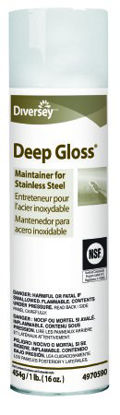 Picture of Diversey™ Deep Gloss® Stainless Steel Cleaner Oil Based Liquid 16 oz. Can Scented NonSterileDVO94970590