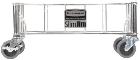 Picture of Dolly Rubbermaid® Slim Jim® 4 Casters Without Handle Chrome1968468