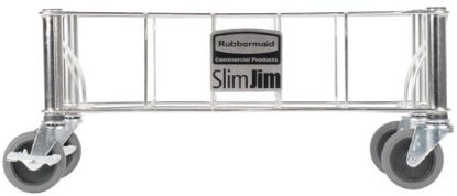 Picture of Dolly Rubbermaid® Slim Jim® 4 Casters Without Handle Chrome1968468