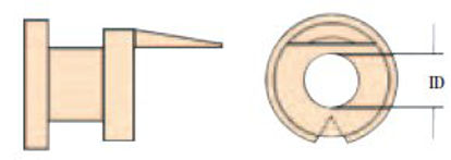 Picture of Ear Ventilation Tube Paparella Type 1 1.02 mm Silicone Blue240043