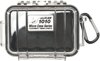 Picture of Micro Case Pelican™ Polycarbonate Exterior: 2.12 X 5.88 X 4.06 Inch, Interior: 1.68 X 2.87 X 4.37 InchMTR-1010