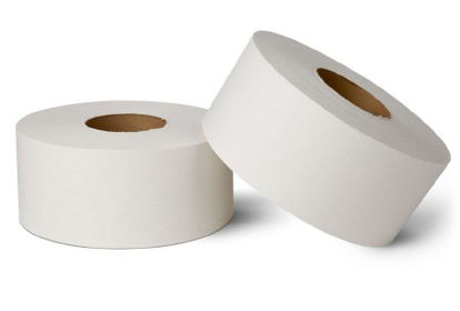 Picture of Toilet Tissue Spring Grove™ White 2-Ply Jumbo Size Cored Roll Continuous Sheet 3-3/10 Inch X 750 FootV00337