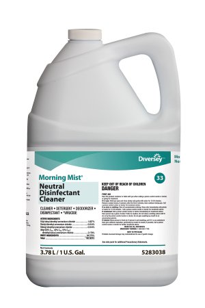 Picture of Diversey™ Morning Mist® Surface Disinfectant Cleaner Alcohol Based Liquid 1 gal. Jug Fresh Scent NonSterileDVO5283038
