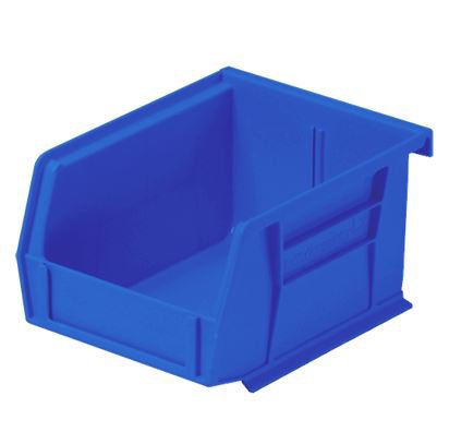 Picture of Storage Bin HCL Super Tough Blue Industrial Grade Polymers 3 X 4-1/8 X 5-3/8 Inch1400B
