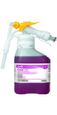 Picture of Diversey™ Crew® Shower Tub and Tile HC Surface Cleaner Alcohol Based Liquid Concentrate 1.5 Liter Bottle Fresh Scent NonSterileDVS93063461
