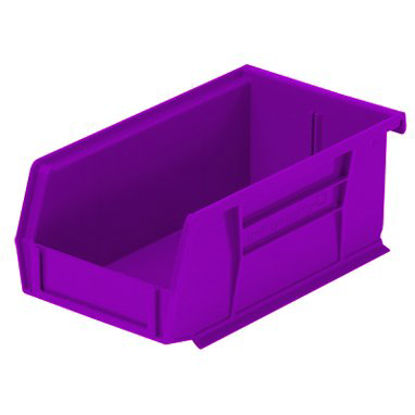 Picture of Storage Bin HCL Super Tough Purple Industrial Grade Polymers 3 X 4-1/8 X 7-3/8 Inch1405PP