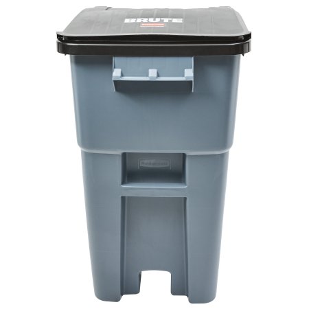 Picture of Trash Can Rubbermaid® Brute® 50 gal. Rollout Gray HDPE ManualFG9W2700GRAY