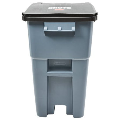 Picture of Trash Can Rubbermaid® Brute® 50 gal. Rollout Gray HDPE ManualFG9W2700GRAY