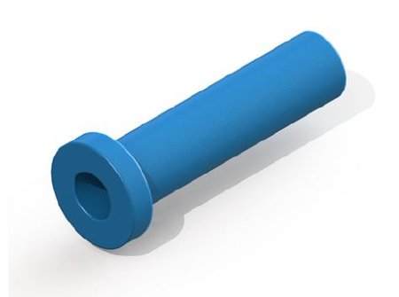 Picture of Ear Ventilation Tube Spooner Tube 1.19 mm Polyethylene Blue SterileVT-0910-50