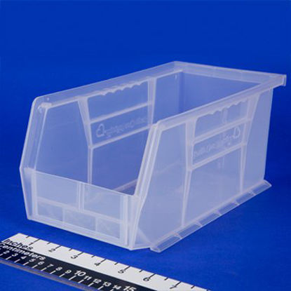 Picture of Storage Bin HCL Super Tough Clear Industrial Grade Polymers 5 X 5-1/2 X 10-7/8 Inch1410C