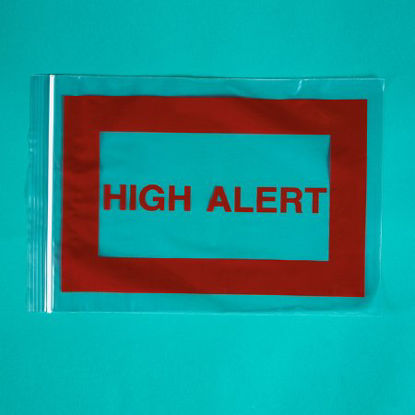Picture of High Alert Bag 8 X 11 Inch Polyethylene Clear9535