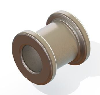 Picture of Ear Ventilation Tube Mini Grommet 0.76 mm Titanium SterileVT-1425-50