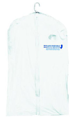 Picture of Patient Garment Bag 24 X 40 Inch Polyvinyl Chloride Zip Closure WhiteVGB-HPL