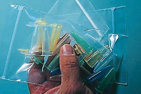 Picture of Sample Bag Fisherbrand* 8 X 5 Inch Polyethylene Clear01816D