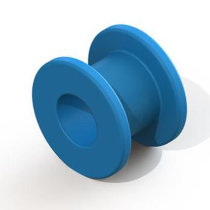 Picture of Ear Ventilation Tube Collar Button 1.27 mm Fluoroplastic White SterileVT-1000-01