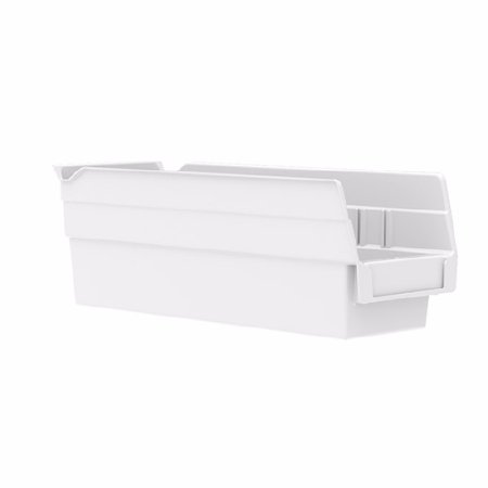 Picture of Shelf Bin Akro-Mils® White Industrial Grade Polymers 4 X 4-1/8 X 11-5/8 Inch30120WHITE