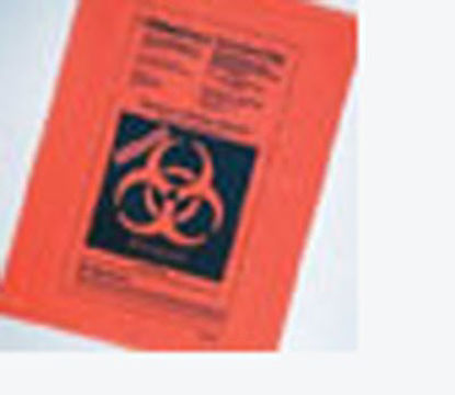 Picture of Biohazard Waste Bag Fisherbrand™ Orange Bag HDPE 24 X 30 Inch01815B