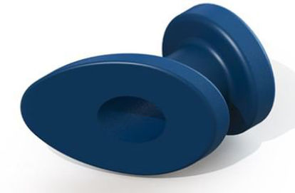 Picture of Ear Ventilation Tube Armstrong Grommet 1.14 mm Fluoroplastic Blue SterileVT-0507-50