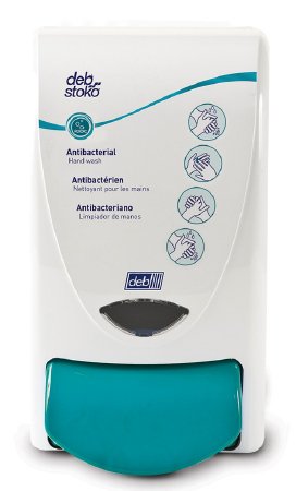 Picture of Hand Hygiene Dispenser Cleanse AntiBac White Plastic Manual Push 1 Liter Wall MountANT1LDS