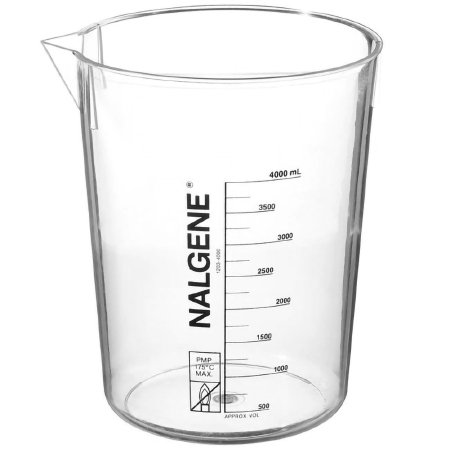 Picture of Laboratory Beaker Nalgene™ Griffin Low-Form PMP 4,000 mL (128 oz.)1203-4000