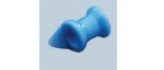 Picture of Ear Ventilation Tube Shepard with Tab 1.00 Inner Diameter / 2.4 mm Inner Flange Diameter / 2.4 mm Outer Flange Diameter / 1.6 mm Inner Flange Distance / 2.4 mm Total Length Silicone Elastomer Blue SterileVT-0200-01