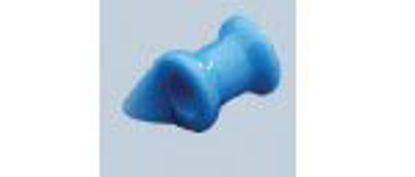 Picture of Ear Ventilation Tube Shepard with Tab 1.00 Inner Diameter / 2.4 mm Inner Flange Diameter / 2.4 mm Outer Flange Diameter / 1.6 mm Inner Flange Distance / 2.4 mm Total Length Silicone Elastomer Blue SterileVT-0200-01