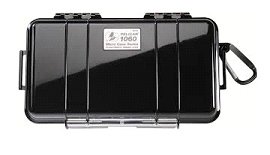 Picture of Micro Dry Case Pelican Black / Clear Lid Plastic 2.62 X 5.56 X 9.37 InchMTR-1060-BLACK