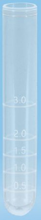 Picture of Centrifuge Tube Round Bottom Plain 13 X 75 mm 5 mL Without Color Coding Without Closure Polypropylene Tube55.525.060