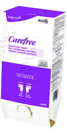 Picture of Floor Finish Diversey™ Carefree® Liquid 2.5 Liter Bag-in-Box Ammonia ScentDVS5383021