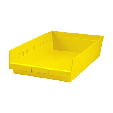Picture of Shelf Bin Health Care Logistics® Yellow Industrial Grade Polymers 4 X 11-1/8 X 17-7/8 Inch1456Y