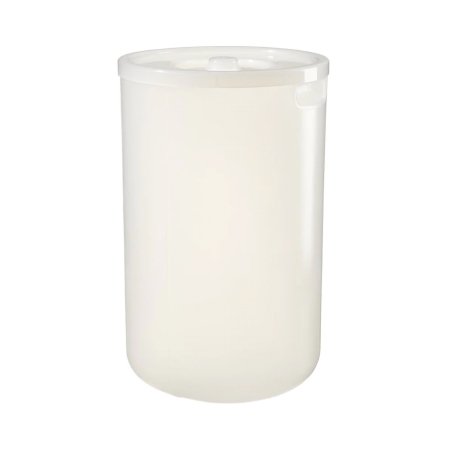 Picture of Biohazardous Waste Container Nalgene™ 14 Inch Outer Diameter X 23 Inch Height White Polypropylene 45 Liter Capacity6920-0120
