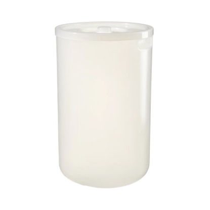 Picture of Biohazardous Waste Container Nalgene™ 14 Inch Outer Diameter X 23 Inch Height White Polypropylene 45 Liter Capacity6920-0120