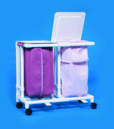 Picture of Double Hamper with Bags Classic 4 Casters 39 gal.LH-22-LP