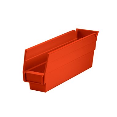 Picture of Shelf Bin Health Care Logistics® Red Industrial Grade Polymers 2-3/4 X 4 X 11-5/8 Inch1435R