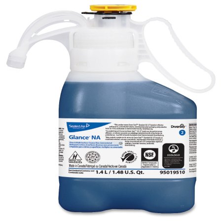 Picture of Diversey™ Glance® NA Glass / Surface Cleaner Non-Ammoniated Liquid Concentrate 1.4 Liter Bottle Unscented NonSterileDVO95019510