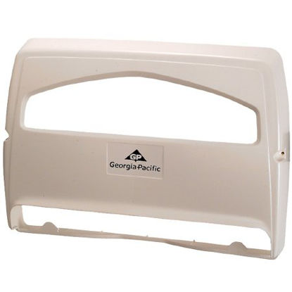 Picture of Toilet Seat Cover Dispenser Safe-T-Gard™ White Plastic Manual Pull Wall Mount57710