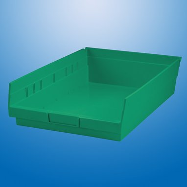 Picture of Shelf Bin Health Care Logistics® Light Blue Industrial Grade Polymers 4 X 11-1/8 X 17-7/8 Inch1456B