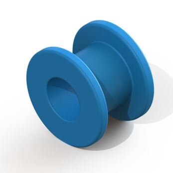 Picture of Ear Ventilation Tube Collar Button 1.5 mm Titanium SterileVT-1034-01