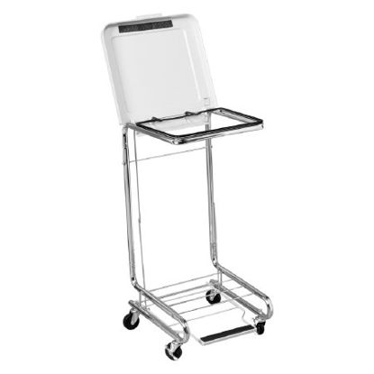 Picture of Hamper Stand Brewer Square Opening Foot Pedal Tilt-Top Lid930436