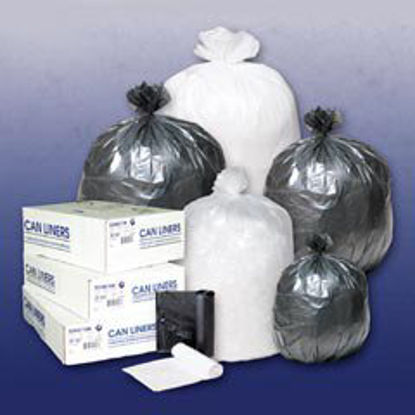 Picture of Trash Bag Inteplast Group 55 gal. Clear HDPE 14 Mic. 36 X 60 Inch Star Seal Bottom Coreless RollIBSS366014N