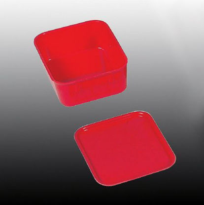 Picture of Tote Nest and Stack Red Fiberglass Reinforced Polyester 2-1/8 X 4-15/16 X 6-3/8 Inch5592R