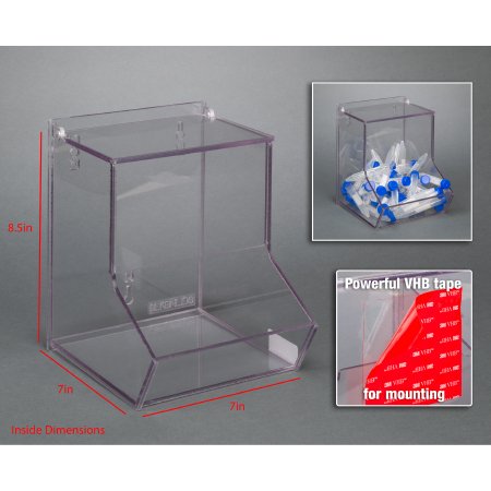 Picture of BIN, BULK W/LID VHB TAPE SMBLKBNLIDS-T