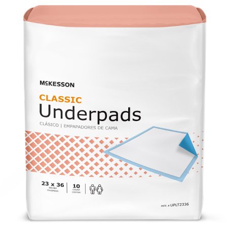Picture of Underpad McKesson Classic Plus 23 X 36 Inch Disposable Fluff / Polymer Light AbsorbencyUPLT2336
