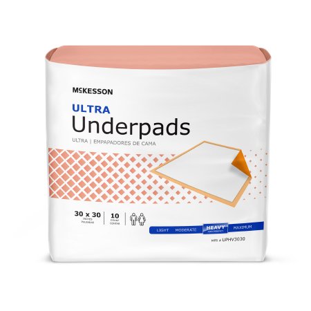 Picture of Underpad McKesson Ultra 30 X 30 Inch Disposable Fluff / Polymer Heavy AbsorbencyUPHV3030